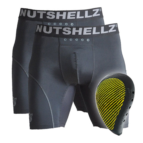 Nutshellz® Yellow/ 2 Jock Combo/Adult/Level 1